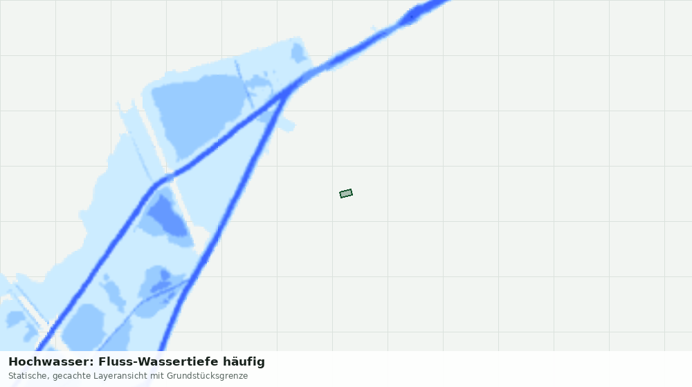 Statische Kartenansicht: Hochwasser: Fluss-Wassertiefe häufig