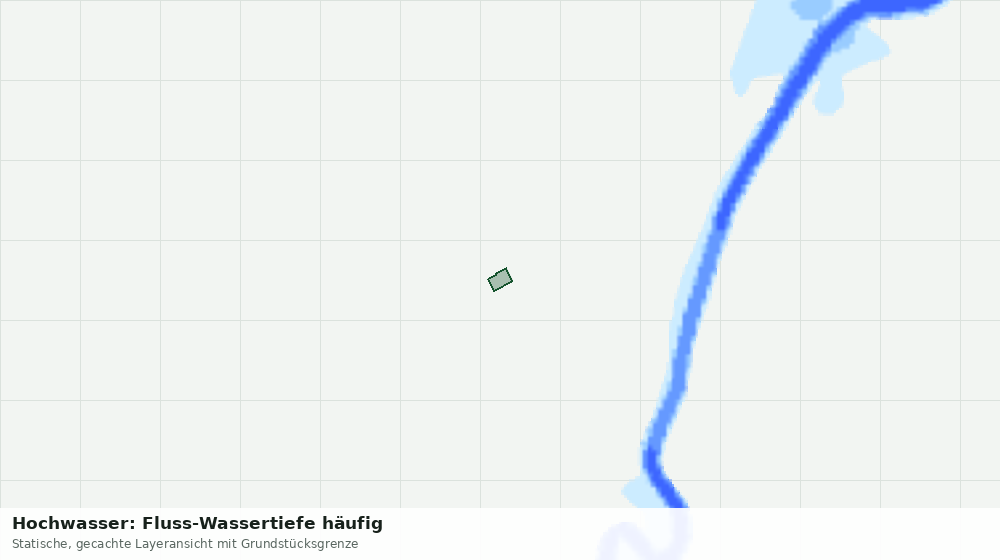 Statische Kartenansicht: Hochwasser: Fluss-Wassertiefe häufig