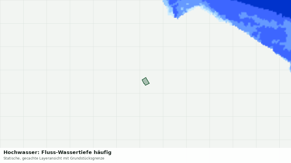 Statische Kartenansicht: Hochwasser: Fluss-Wassertiefe häufig