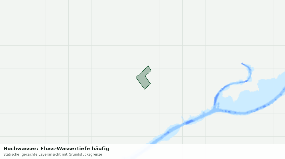 Statische Kartenansicht: Hochwasser: Fluss-Wassertiefe häufig