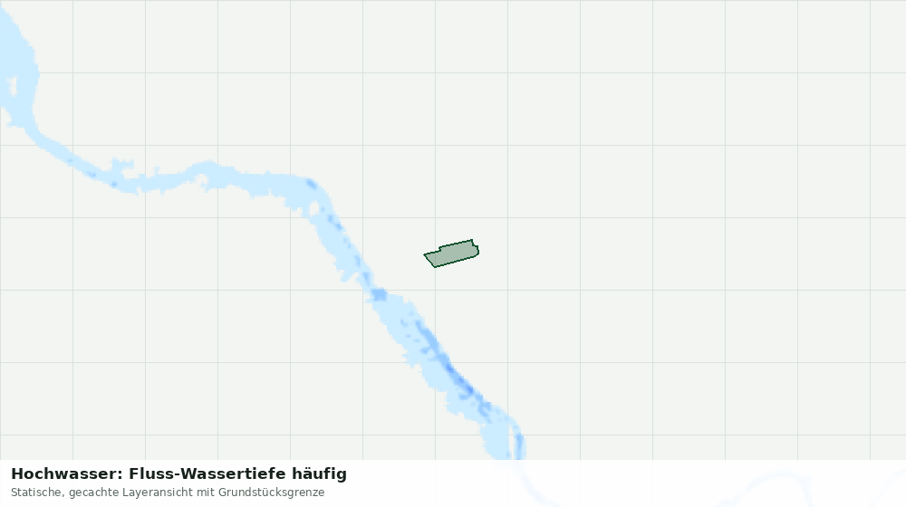 Statische Kartenansicht: Hochwasser: Fluss-Wassertiefe häufig