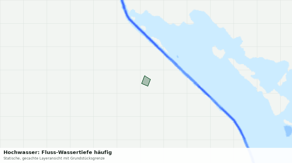 Statische Kartenansicht: Hochwasser: Fluss-Wassertiefe häufig