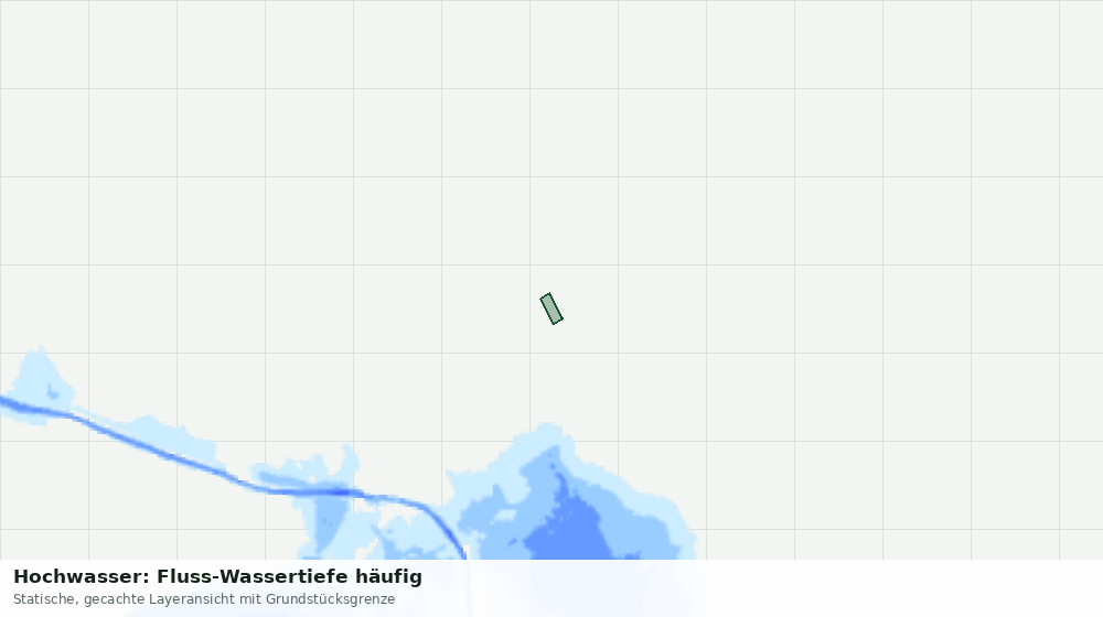 Statische Kartenansicht: Hochwasser: Fluss-Wassertiefe häufig