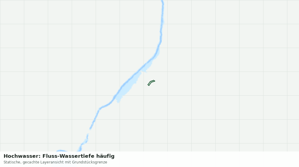 Statische Kartenansicht: Hochwasser: Fluss-Wassertiefe häufig