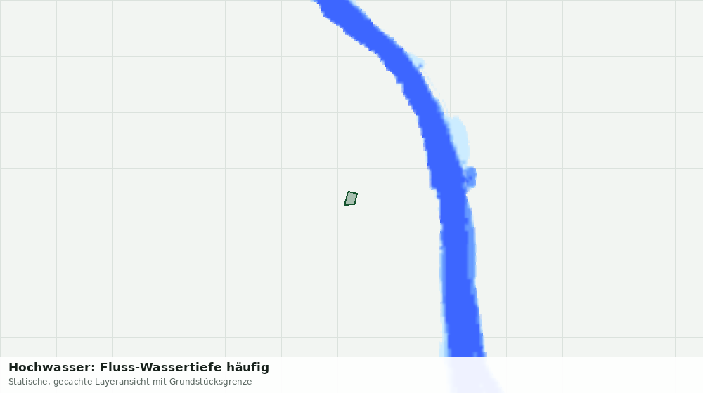 Statische Kartenansicht: Hochwasser: Fluss-Wassertiefe häufig