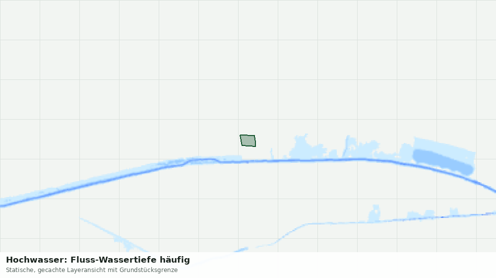 Statische Kartenansicht: Hochwasser: Fluss-Wassertiefe häufig