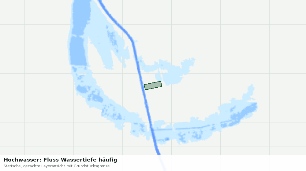 Statische Kartenansicht: Hochwasser: Fluss-Wassertiefe häufig