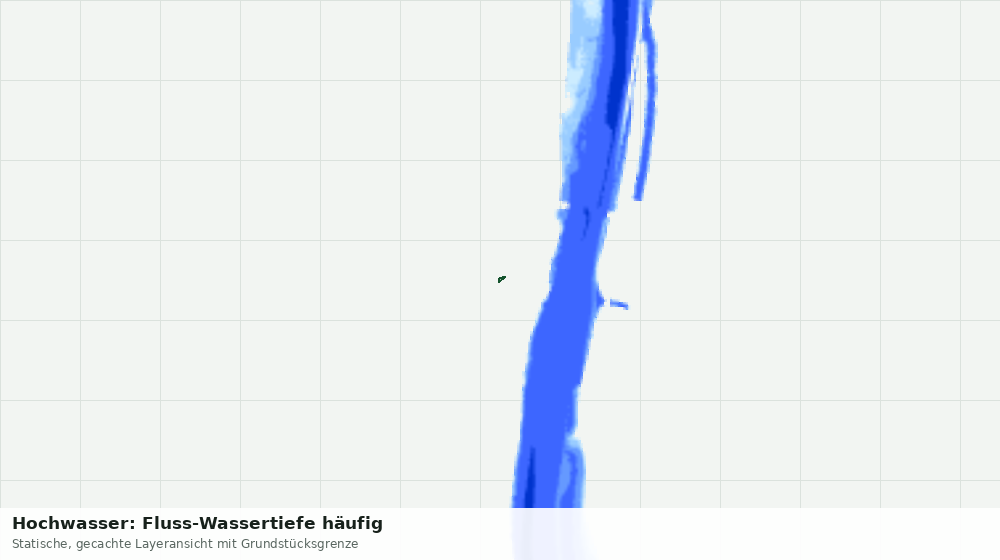 Statische Kartenansicht: Hochwasser: Fluss-Wassertiefe häufig