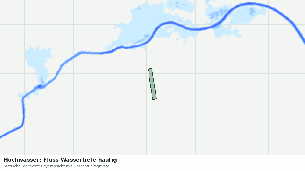 Statische Kartenansicht: Hochwasser: Fluss-Wassertiefe häufig