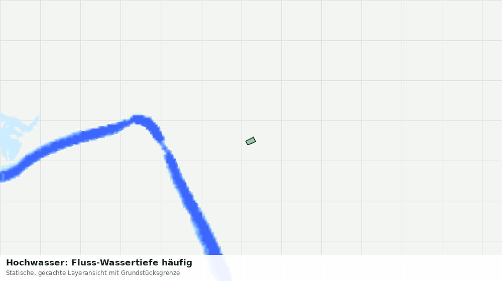 Statische Kartenansicht: Hochwasser: Fluss-Wassertiefe häufig