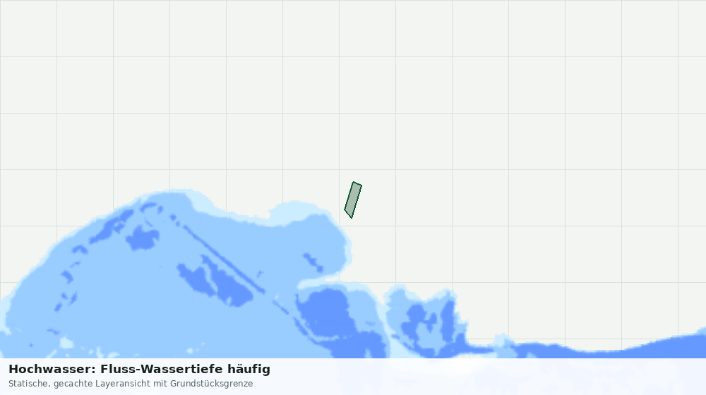 Statische Kartenansicht: Hochwasser: Fluss-Wassertiefe häufig