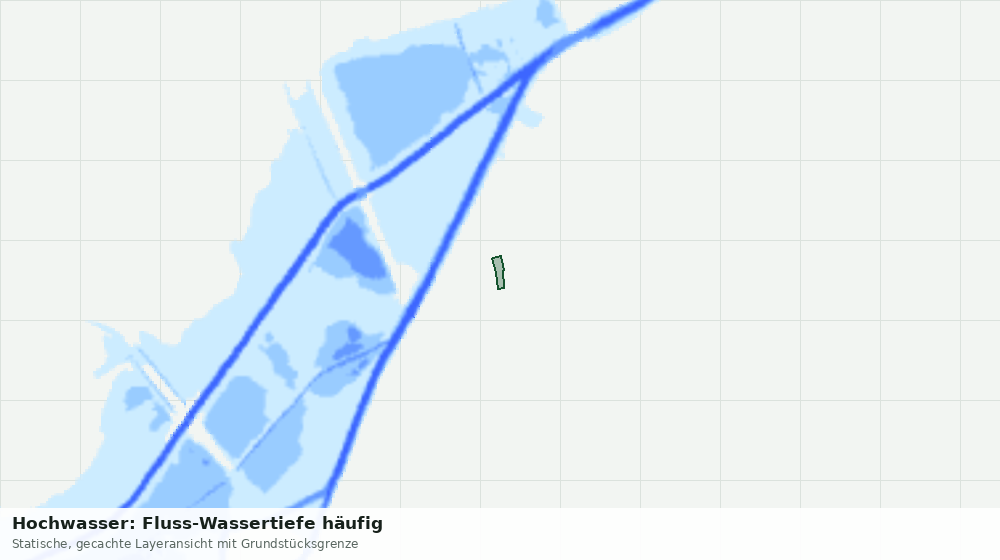 Statische Kartenansicht: Hochwasser: Fluss-Wassertiefe häufig