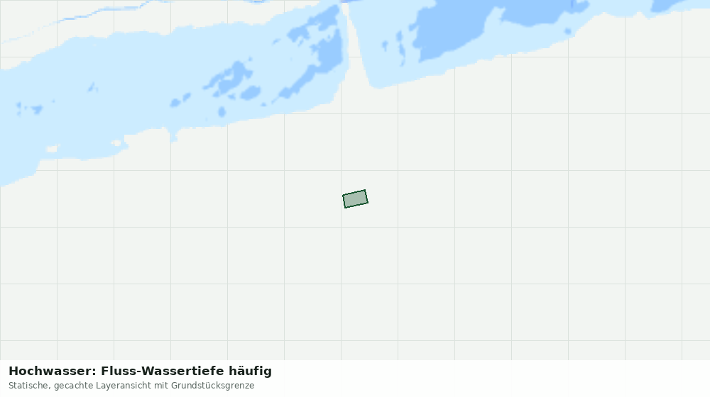 Statische Kartenansicht: Hochwasser: Fluss-Wassertiefe häufig