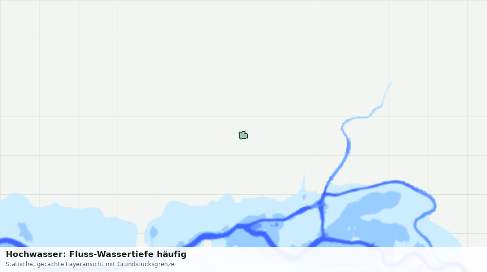 Statische Kartenansicht: Hochwasser: Fluss-Wassertiefe häufig