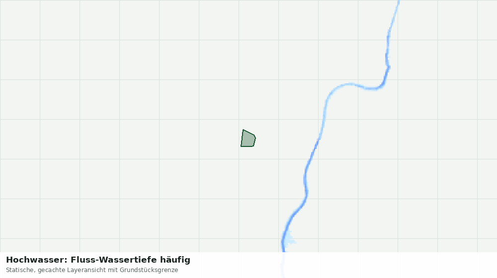 Statische Kartenansicht: Hochwasser: Fluss-Wassertiefe häufig