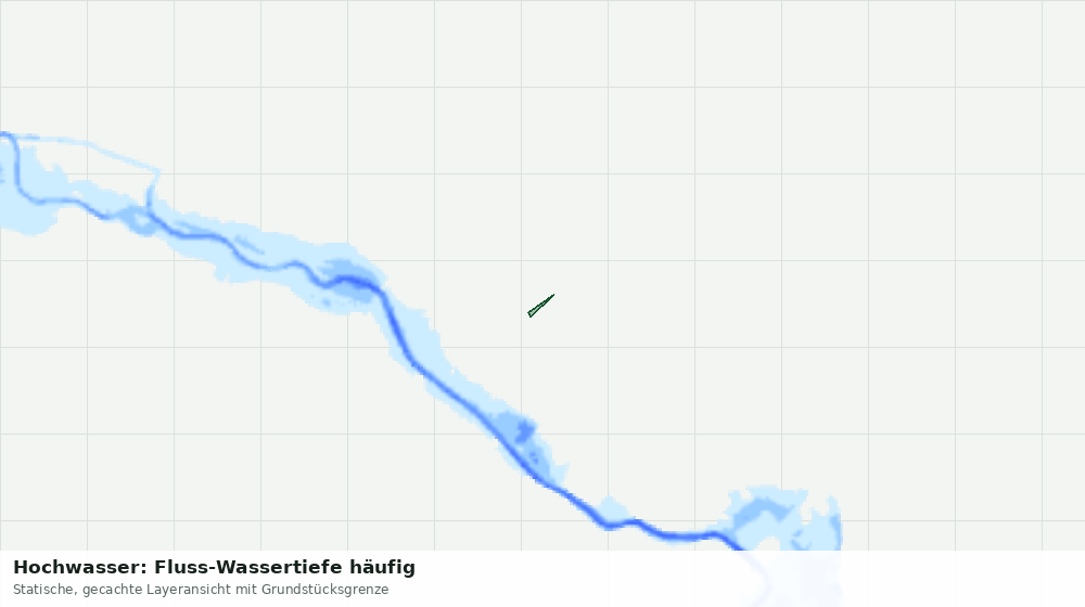 Statische Kartenansicht: Hochwasser: Fluss-Wassertiefe häufig