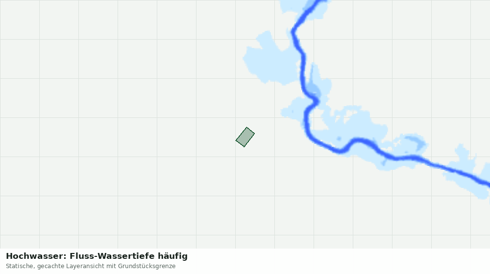 Statische Kartenansicht: Hochwasser: Fluss-Wassertiefe häufig