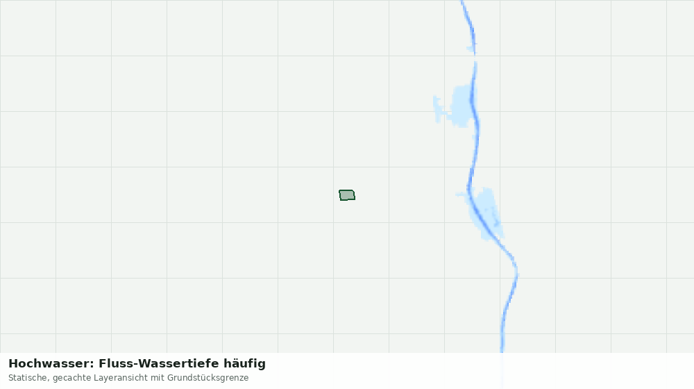Statische Kartenansicht: Hochwasser: Fluss-Wassertiefe häufig