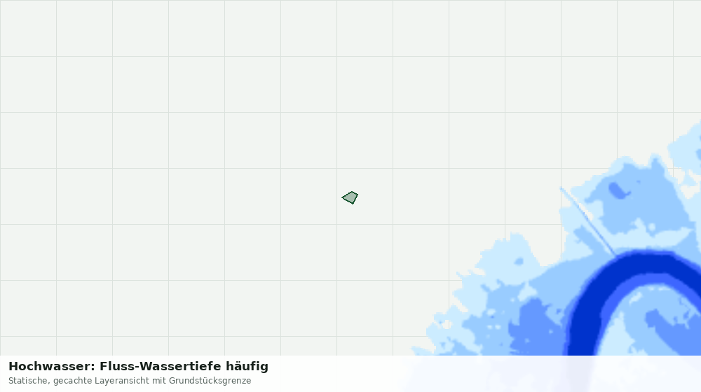 Statische Kartenansicht: Hochwasser: Fluss-Wassertiefe häufig
