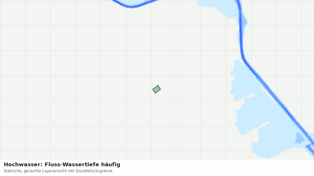 Statische Kartenansicht: Hochwasser: Fluss-Wassertiefe häufig