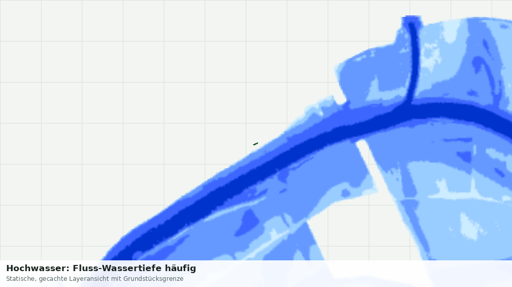 Statische Kartenansicht: Hochwasser: Fluss-Wassertiefe häufig