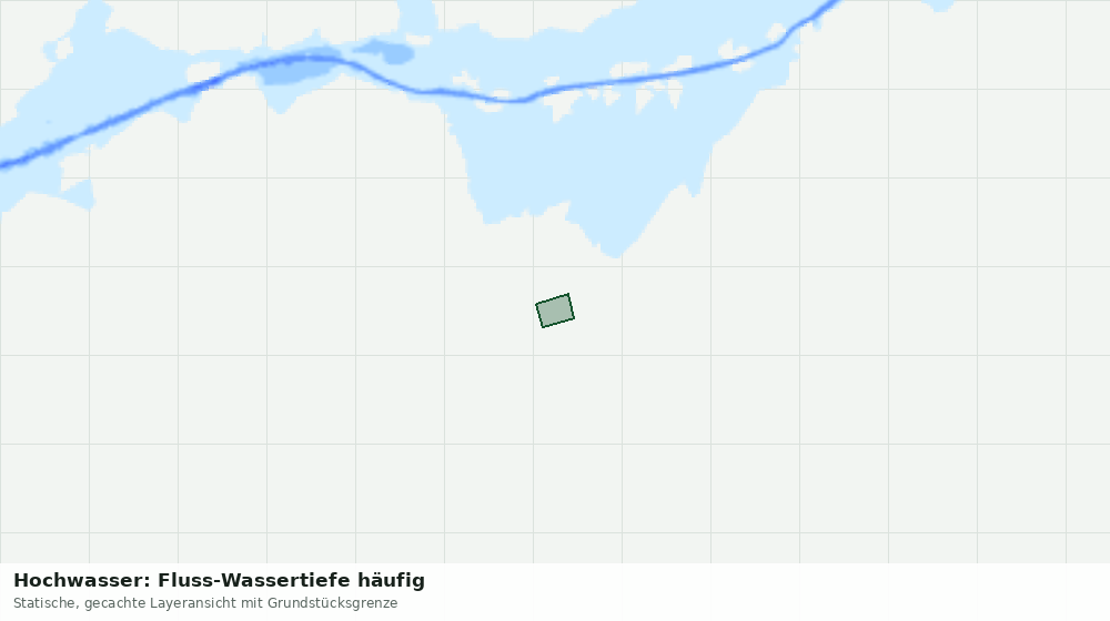 Statische Kartenansicht: Hochwasser: Fluss-Wassertiefe häufig