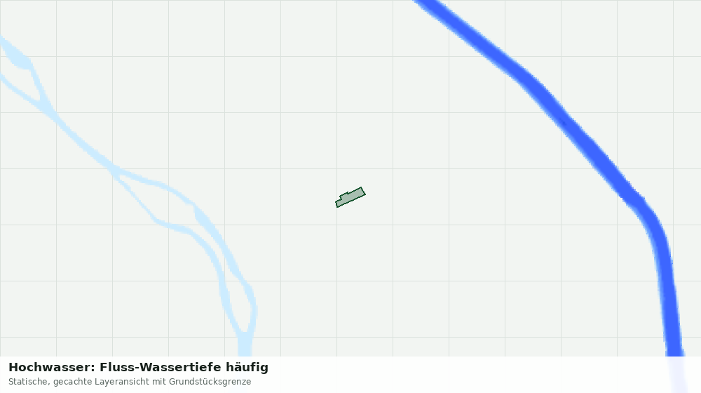 Statische Kartenansicht: Hochwasser: Fluss-Wassertiefe häufig