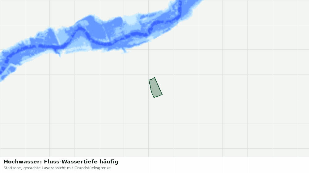 Statische Kartenansicht: Hochwasser: Fluss-Wassertiefe häufig
