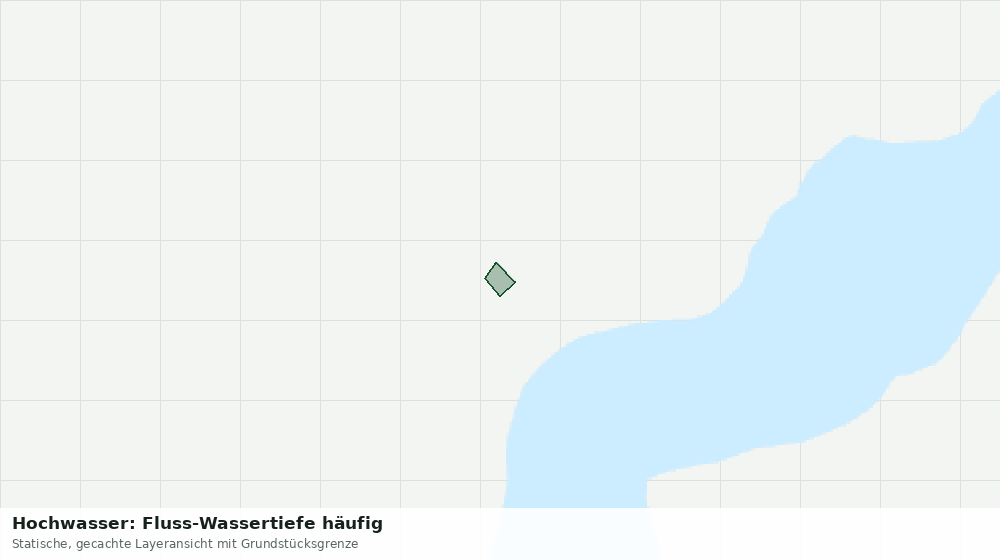 Statische Kartenansicht: Hochwasser: Fluss-Wassertiefe häufig