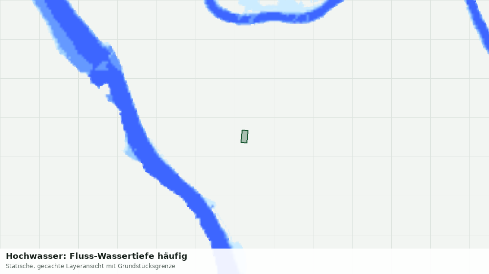 Statische Kartenansicht: Hochwasser: Fluss-Wassertiefe häufig