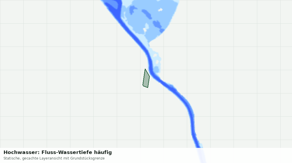 Statische Kartenansicht: Hochwasser: Fluss-Wassertiefe häufig