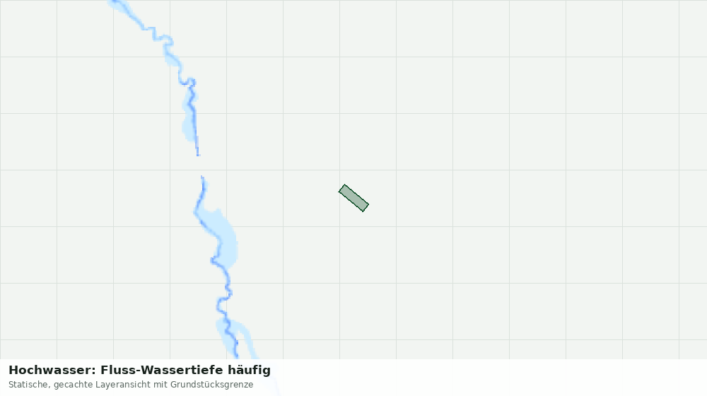 Statische Kartenansicht: Hochwasser: Fluss-Wassertiefe häufig