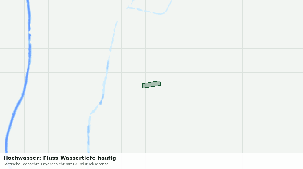 Statische Kartenansicht: Hochwasser: Fluss-Wassertiefe häufig