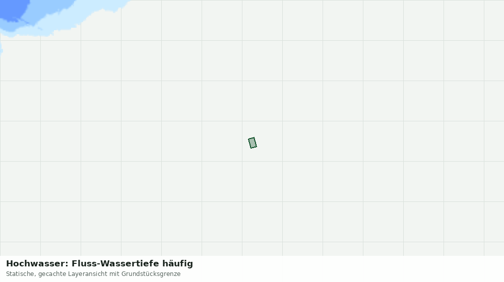 Statische Kartenansicht: Hochwasser: Fluss-Wassertiefe häufig