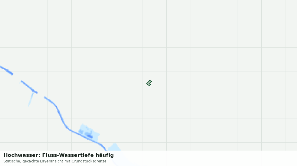 Statische Kartenansicht: Hochwasser: Fluss-Wassertiefe häufig
