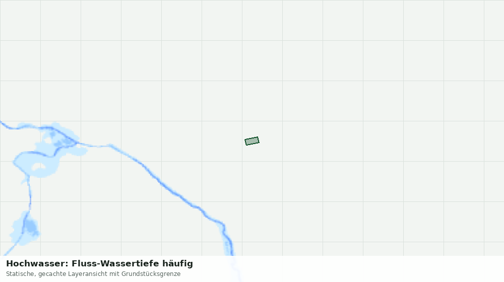 Statische Kartenansicht: Hochwasser: Fluss-Wassertiefe häufig