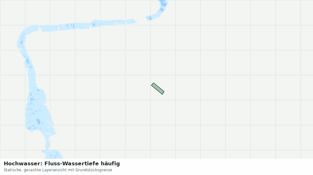 Statische Kartenansicht: Hochwasser: Fluss-Wassertiefe häufig