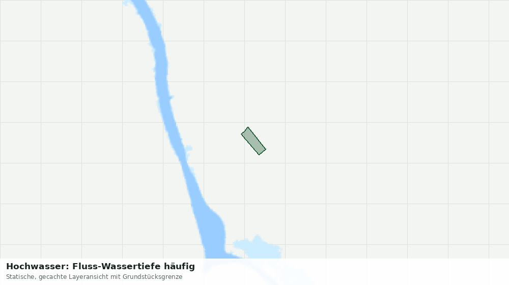 Statische Kartenansicht: Hochwasser: Fluss-Wassertiefe häufig