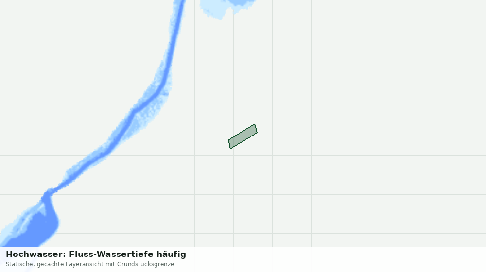 Statische Kartenansicht: Hochwasser: Fluss-Wassertiefe häufig