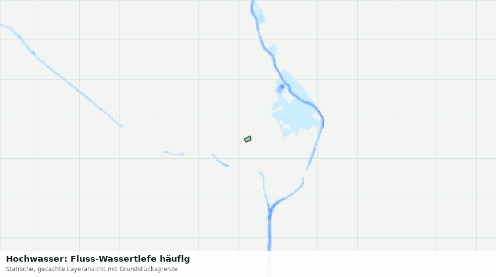 Statische Kartenansicht: Hochwasser: Fluss-Wassertiefe häufig