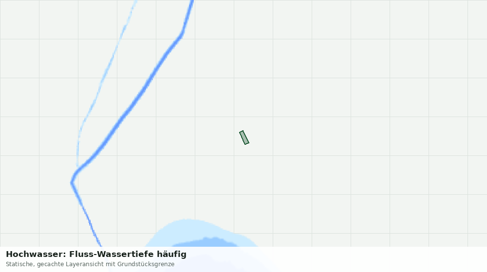 Statische Kartenansicht: Hochwasser: Fluss-Wassertiefe häufig