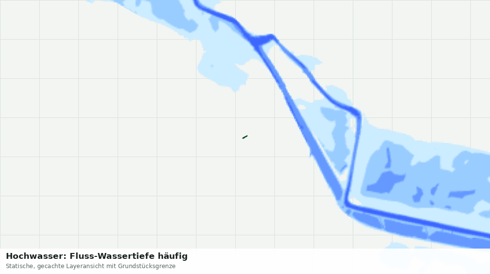 Statische Kartenansicht: Hochwasser: Fluss-Wassertiefe häufig