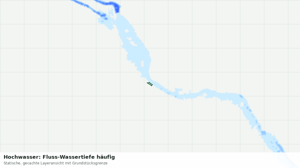Statische Kartenansicht: Hochwasser: Fluss-Wassertiefe häufig