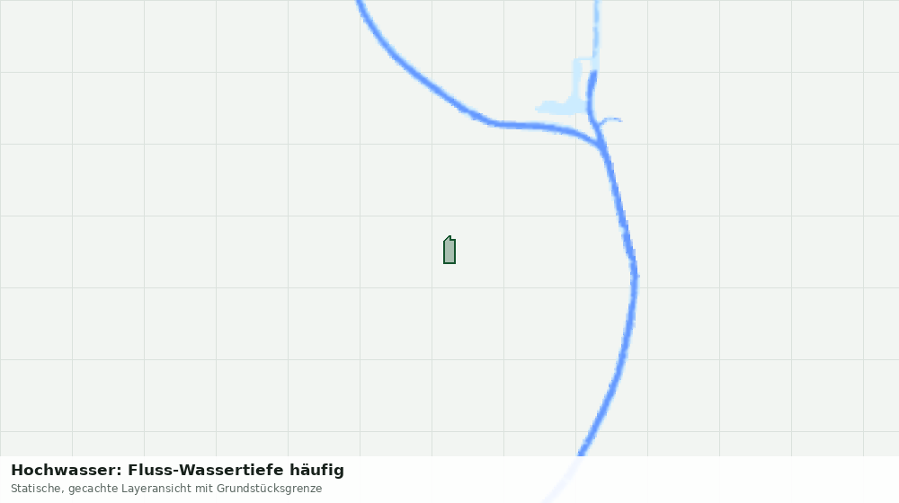 Statische Kartenansicht: Hochwasser: Fluss-Wassertiefe häufig