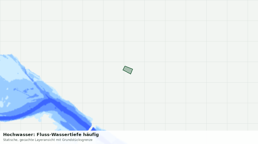 Statische Kartenansicht: Hochwasser: Fluss-Wassertiefe häufig