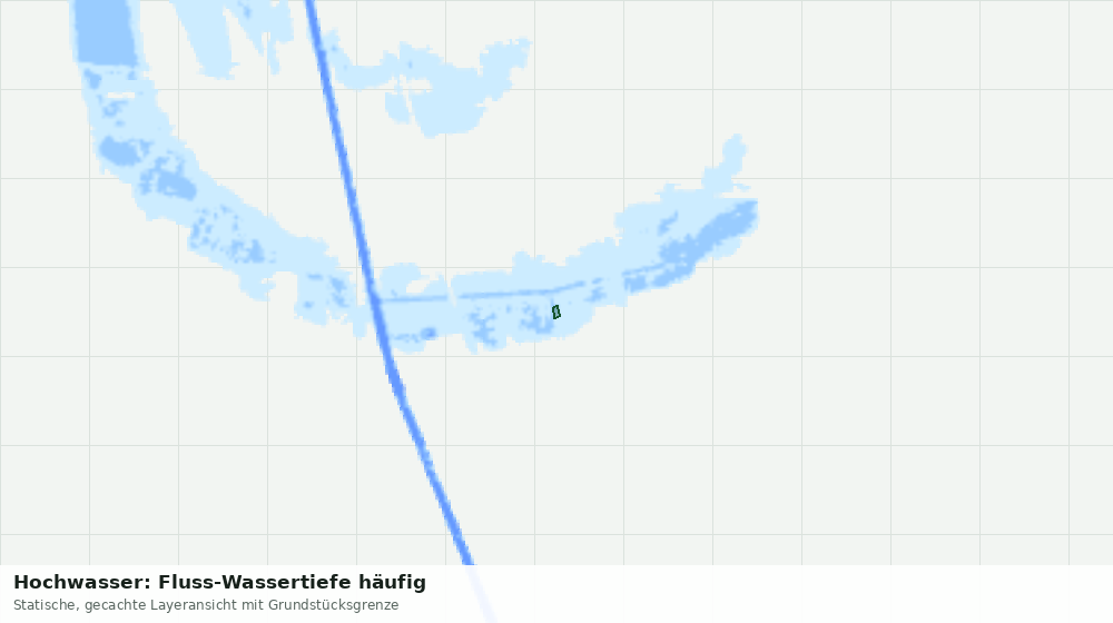 Statische Kartenansicht: Hochwasser: Fluss-Wassertiefe häufig