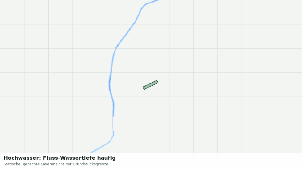 Statische Kartenansicht: Hochwasser: Fluss-Wassertiefe häufig