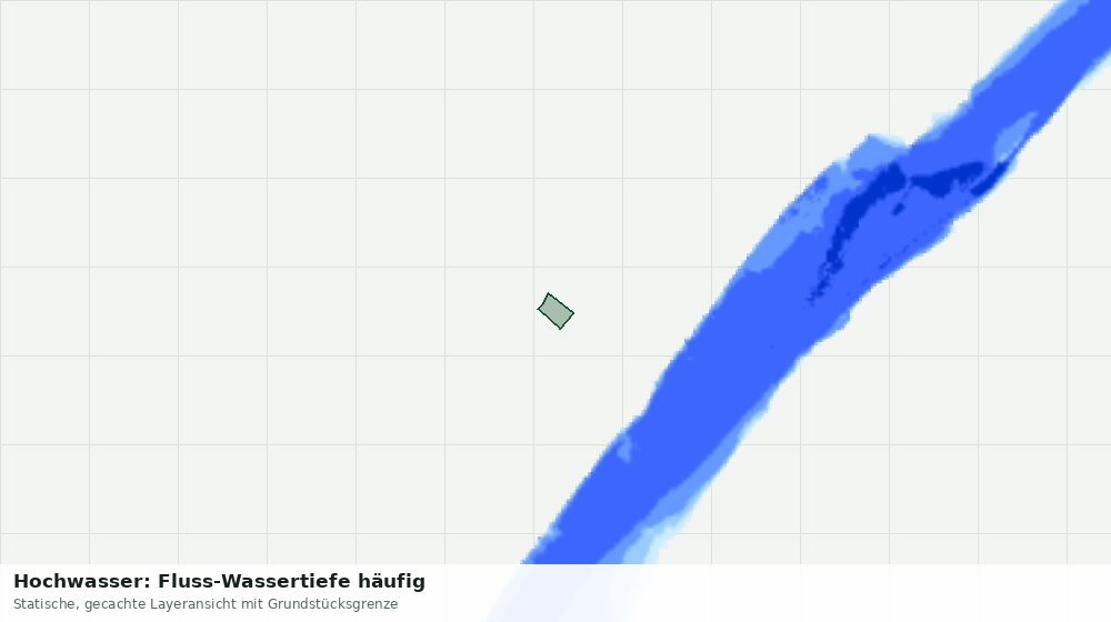Statische Kartenansicht: Hochwasser: Fluss-Wassertiefe häufig