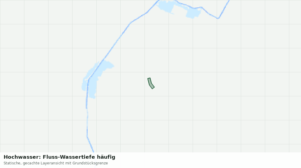 Statische Kartenansicht: Hochwasser: Fluss-Wassertiefe häufig