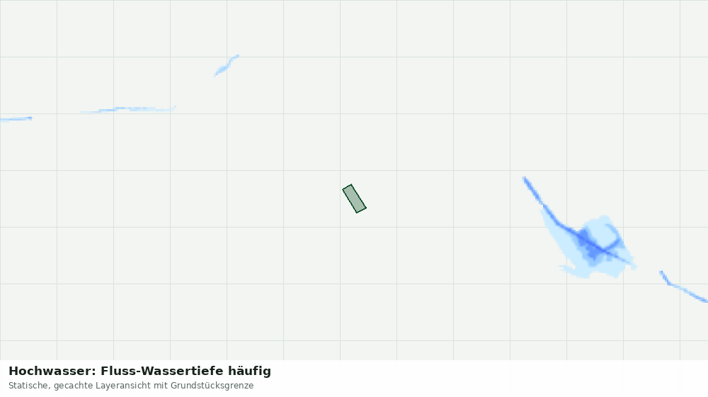 Statische Kartenansicht: Hochwasser: Fluss-Wassertiefe häufig